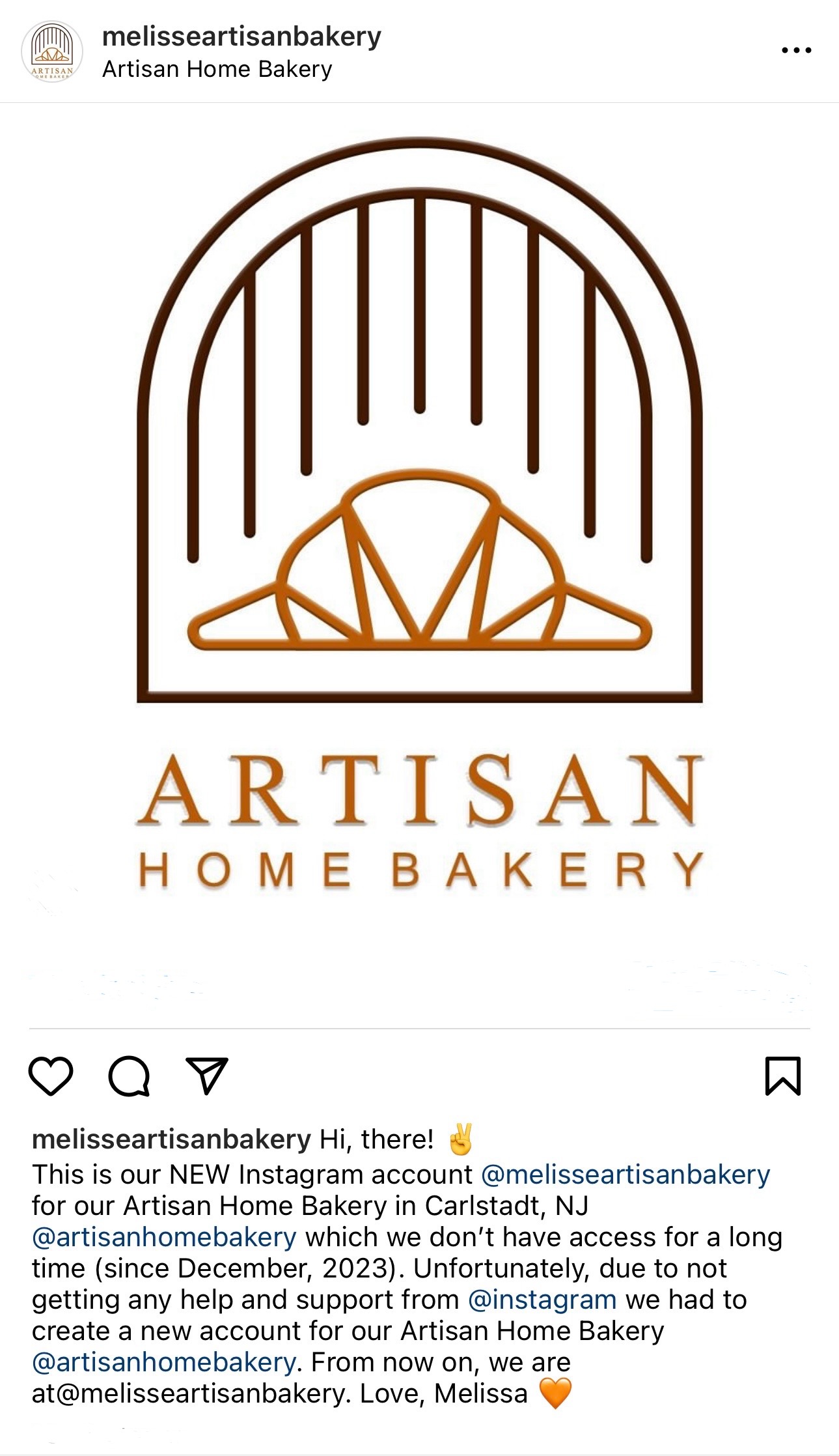 Melisse Artisan Home Bakery in Carlstadt, New Jersey