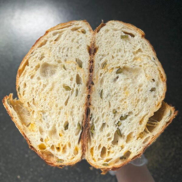 Genuine 100% Jalapeno Cheddar Sourdough Bread | Artisan Home Bakery, Carlstadt, New Jersey | Free Delivery to Your Doorstep