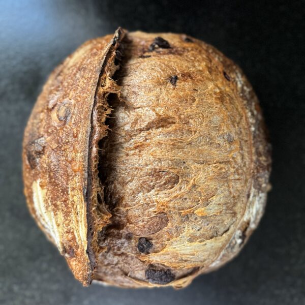 Genuine 100% Chocolate Cranberry Sourdough Bread | Artisan Home Bakery in Carlstadt, New Jersey | Free Delivery to Your Doorstep