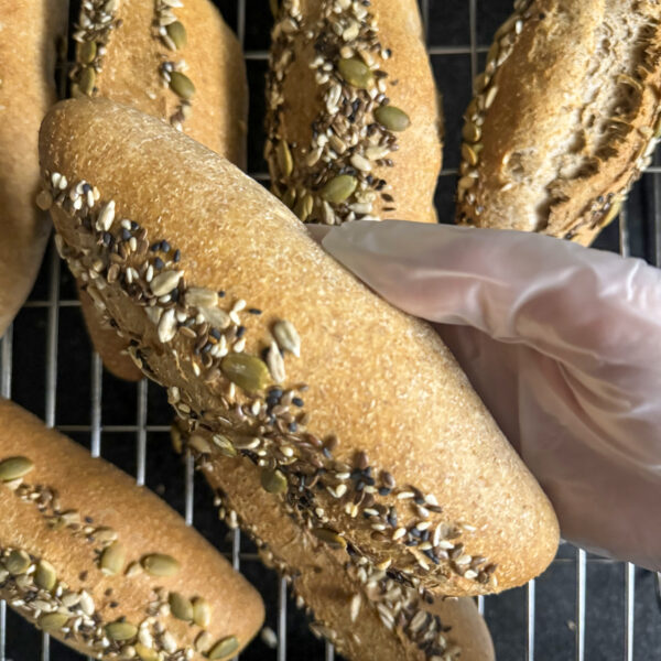 100WW Sourdough Sandwich Buns | Artisan Home Bakery, Carlstadt, New Jersey | Free Delivery and Shipping Nationwide to Your Doorstep