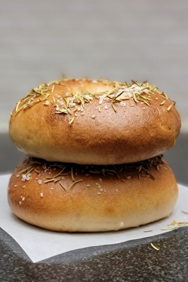 Rosemary Sea Salt Bagel Artisan Home Bakery